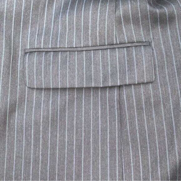 Tommy 100% Wool Pinstriped Two Button Blazer Suit Sport Coat Men’s size L 42 - Picture 9 of 15